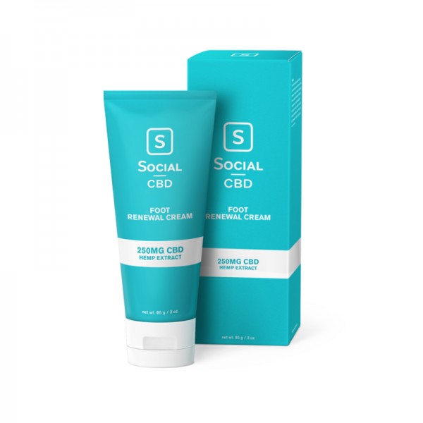 Social CBD Foot Renewal Cream