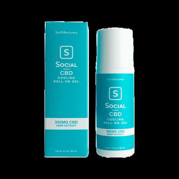 Social CBD Cooling Roll-On Gel