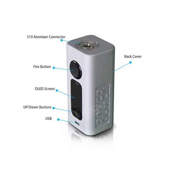 Hugo Vapor Boxer V2 188W Box Mod