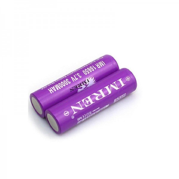 IMREN 18650 3.7V 3000mAh Battery 40 AMP (Pair)