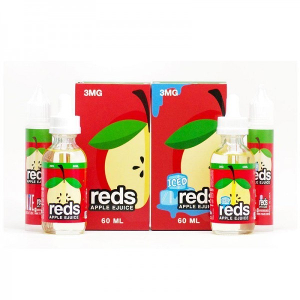 7 Daze Reds Apple EJuice - Apple & Apple ICED (60mL)