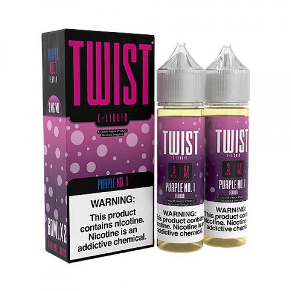 Twist E-Liquid Purple No.1 2x 60ml (120ml) Vape Juice - Twist E-Liquids