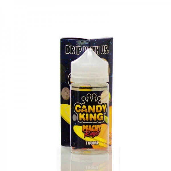 Candy King Vape Juices - Peachy Rings (100mL)