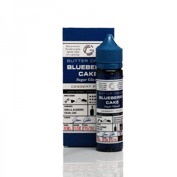 Basix Series by Glas Vapors - Blueberry Cake Vape Juice (60mL)