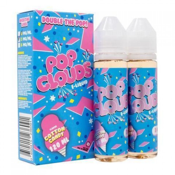 Pop Clouds Vape Juice Cotton Candy 120ml