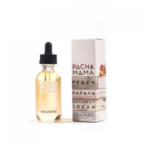 Pachamama Vape Juice Peach Papaya and Coconut Cream 60ml