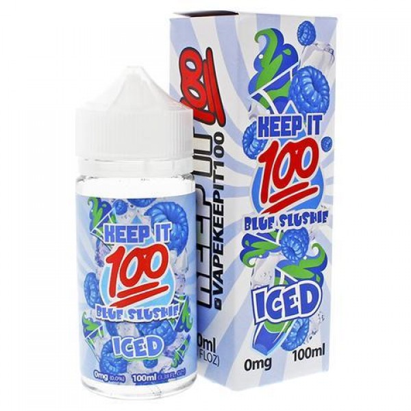 KEEP IT 100 Vape Juice - Blue Slushie ICE (100mL)