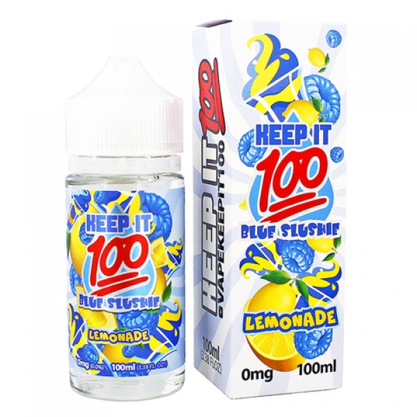 KEEP IT 100 Vape Juice - Blue Slushie Lemonade (100mL)