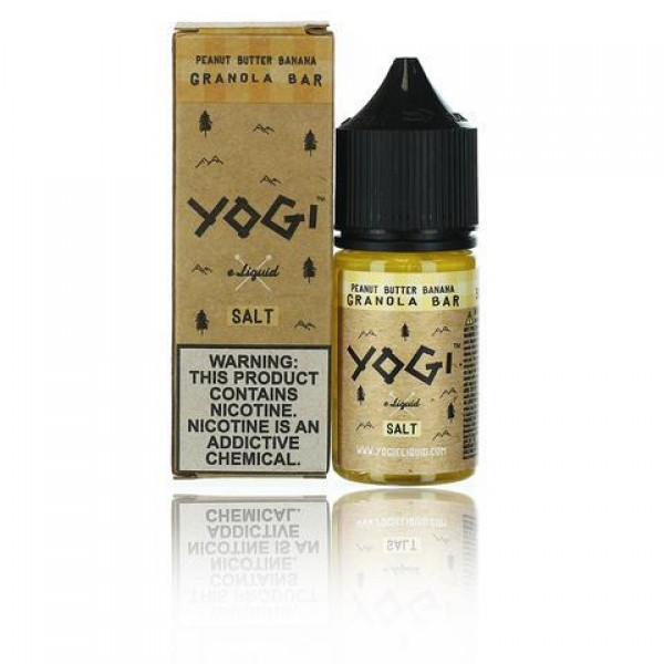 Yogi Salts Peanut Butter Banana Granola Bar 30ml Vape Juice