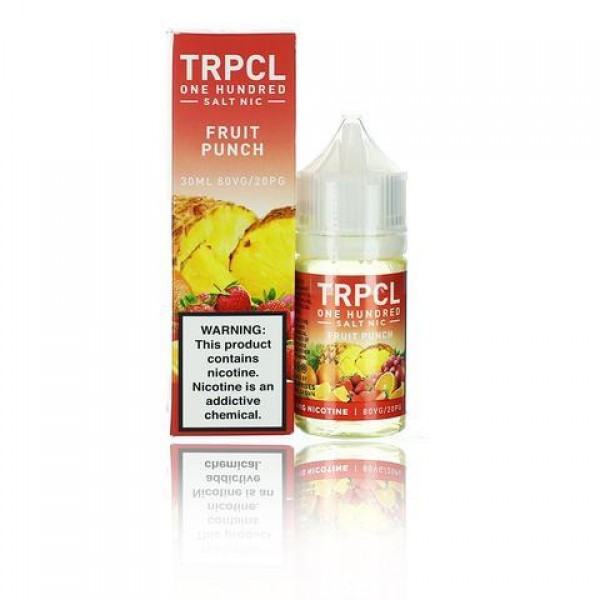 TRPCL ONE HUNDRED Salts Fruit Punch 30ml Vape Juice