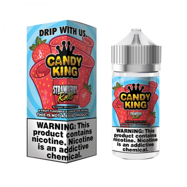 Candy King Strawberry Roll 100ml Vape Juice