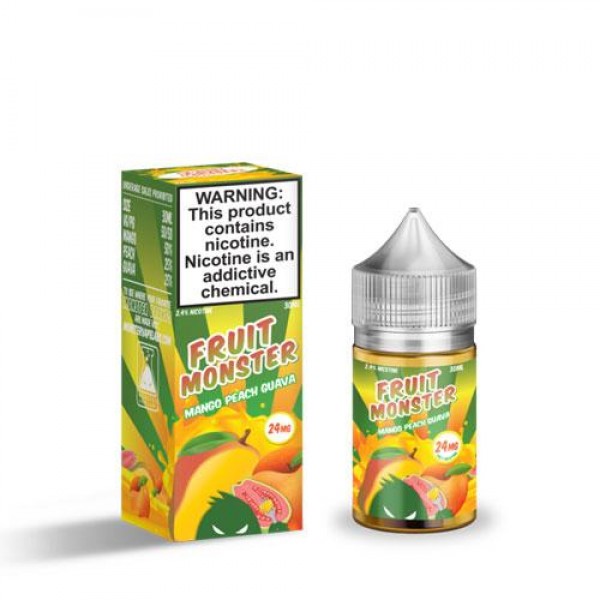 Fruit Monster Salts Mango Peach Guava 30ml Nic Salt Vape Juice