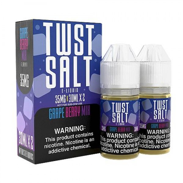 Purple Grape 2x 30ml (60ml) Nic Salt Vape Juice - Twist E-Liquids