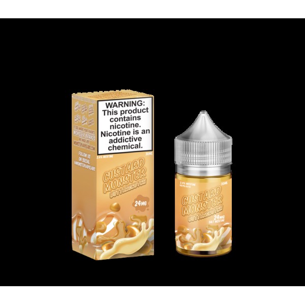 Jam Monster Salt Butterscotch 30ml Nic Salt Vape Juice