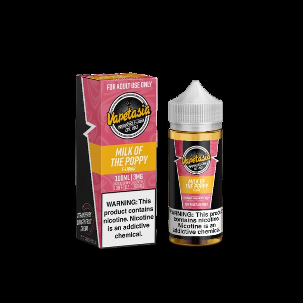 Vapetasia Milk of the Poppy 100ml Vape Juice