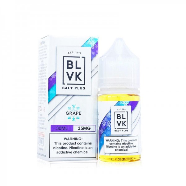 BLVK Salt Plus Grape Ice 30ml Nic Salt Vape Juice