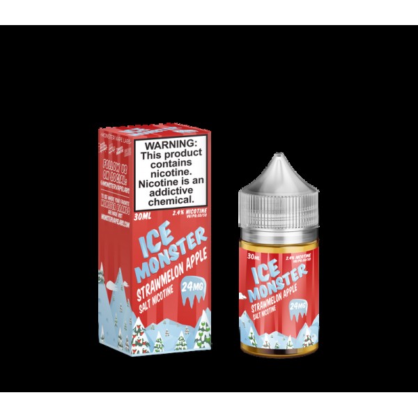 ICE Monster Salts Strawmelon Apple 30ml Nic Salt Vape Juice