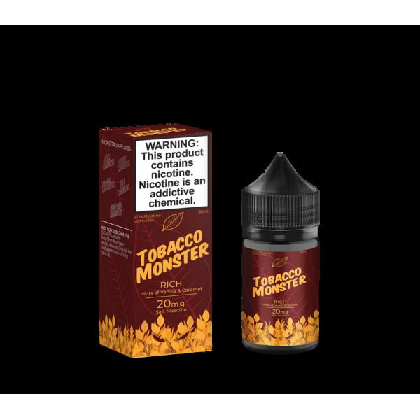 Tobacco Monster Salt Rich 30ml Nic Salt Vape Juice