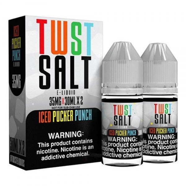 ICED Pucker Punch 2x 30ml (60ml) Nic Salt Vape Juice - Twist E-Liquids