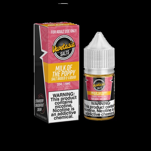 Vapetasia Salts Milk of the Poppy 30ml Nic Salt Vape Juice