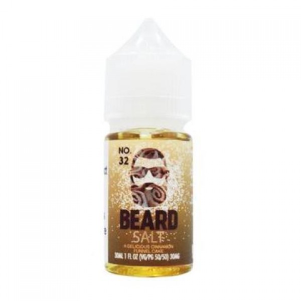 Beard Vape Co Salts No. 32 Cinnamon Funnel Cake 30ml Nic Salt Vape Juice