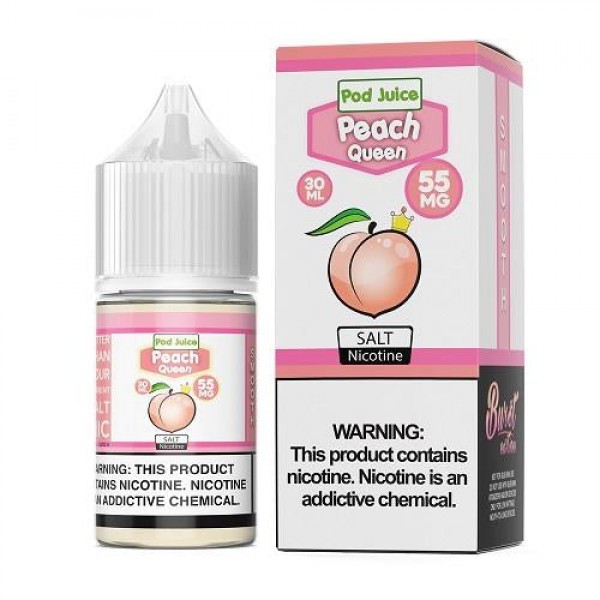 Pod Juice Peach Queen 30ml Nic Salt Vape Juice