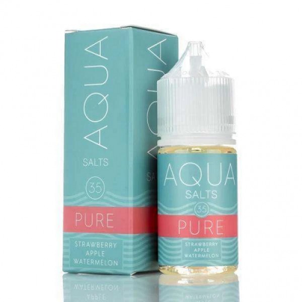 Aqua Synthetic Nicotine Pure 30ml Nic Salt Vape Juice