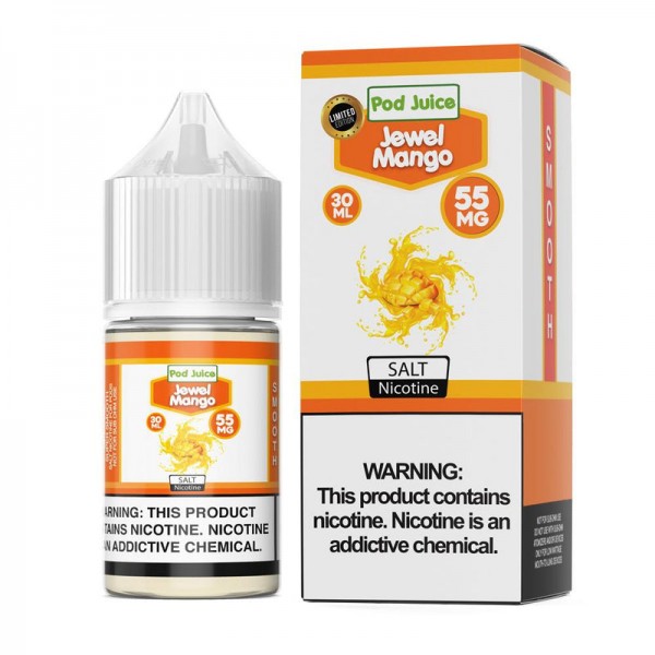 Pod Juice Jewel Mango 30ml Nic Salt Vape Juice